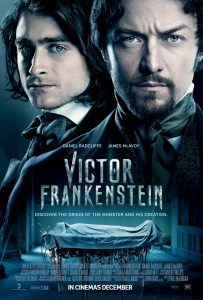 Plakat von "Victor Frankenstein - Genie und Wahnsinn"